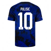 Fotbalové Dres Spojené státy Christian Pulisic #10 Venkovní MS 2022 Krátký Rukáv
